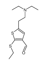5-[2-(diethylamino)ethyl]-2-ethylsulfanylthiophene-3-carbaldehyde结构式