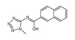 2-Naphthalenecarboxamide,N-(1-methyl-1H-tetrazol-5-yl)-(9CI) Structure