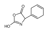 (4R)-4-cyclohexa-1,4-dien-1-yl-1,3-oxazolidine-2,5-dione结构式