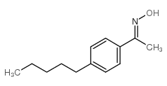 1-(4-PENTYLPHENYL)ETHAN-1-ONE OXIME structure