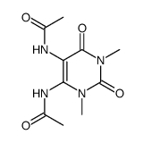 5,6-diacetylamino-1,3-dimethyluracil结构式