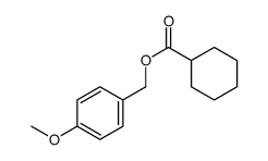 (4-methoxyphenyl)methyl cyclohexanecarboxylate Structure