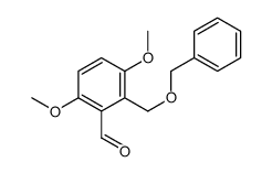 3,6-dimethoxy-2-(phenylmethoxymethyl)benzaldehyde结构式