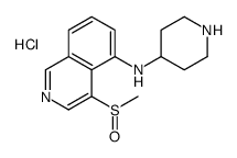 4-methylsulfinyl-N-piperidin-4-ylisoquinolin-5-amine,hydrochloride Structure