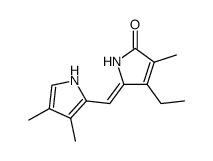 3-Ethyl-2,7,8-trimethyl-10H-dipyrrin-1-on Structure