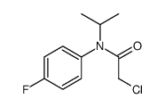 2-chloro-N-(4-fluorophenyl)-N-propan-2-ylacetamide结构式
