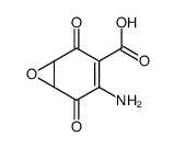4-amino-2,5-dioxo-7-oxabicyclo[4.1.0]hept-3-ene-3-carboxylic acid structure
