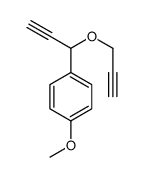 Benzene, 1-methoxy-4-[1-(2-propynyloxy)-2-propynyl]- (9CI)结构式