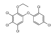 1,2,3-trichloro-5-(2,4-dichlorophenoxy)-4-ethoxybenzene Structure