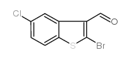 2-bromo-5-chloro-1-benzothiophene-3-carbaldehyde Structure
