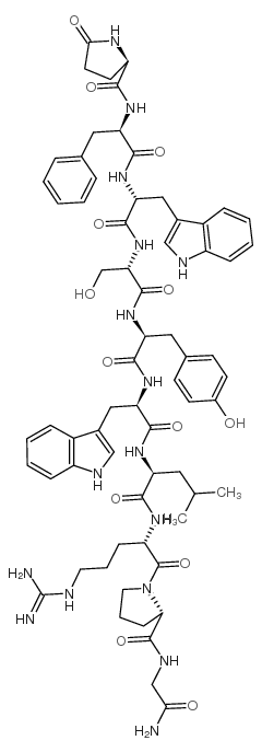 [DGlp1,DPhe2,DTrp3,6]-LH-RH Structure