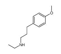 Benzenepropanamine, N-ethyl-4-methoxy- (9CI)结构式