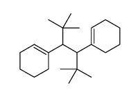 3,4-bis(1-cyclohexenyl)-2,2,5,5-tetramethyl-hexane结构式