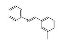 Benzenamine,N-[(3-methylphenyl)methylene]- Structure