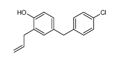 4-Hydroxy-3-allyl-4'-chlor-diphenylmethan Structure