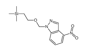 trimethyl-[2-[(4-nitroindazol-1-yl)methoxy]ethyl]silane Structure