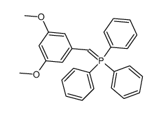 (3,5-dimethoxybenzylidene)triphenyl-l5-phosphane结构式