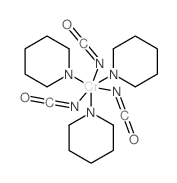 chromium(+6) cation; 6H-pyridine; 3,4,5,6-tetrahydro-2H-pyridine; triisocyanate Structure