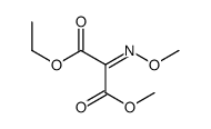 1-O-ethyl 3-O-methyl 2-methoxyiminopropanedioate Structure