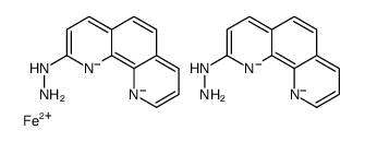 iron(2+),1,10-phenanthroline-1,10-diid-2-ylhydrazine结构式