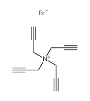 AMMONIUM, TETRA(2-PROPYNYL)-, BROMIDE Structure