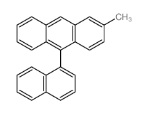Anthracene,2-methyl-10-(1-naphthalenyl)-结构式