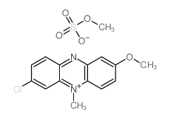 7-chloro-2-methoxy-5-methyl-phenazine; sulfooxymethane structure