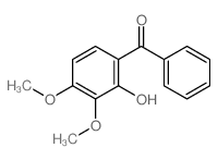 (2-hydroxy-3,4-dimethoxy-phenyl)-phenyl-methanone Structure