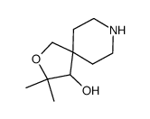 4-hydroxy-3,3-dimethyl-2-oxa-8-azaspiro[4.5]decane Structure