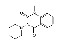 1-methyl-3-piperidin-1-ylquinazoline-2,4-dione结构式