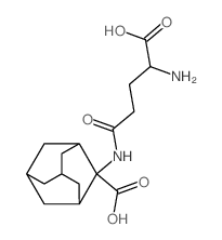 Tricyclo[3.3.1.13,7]decane-2-carboxylicacid, 2-[(4-amino-4-carboxy-1-oxobutyl)amino]-, (S)- (9CI)结构式