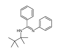 N-phenyl-N'-(2,3,3-trimethylbutan-2-yl)benzenecarboximidamide Structure