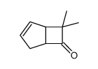 6,6-dimethylbicyclo[3.2.0]hept-3-en-7-one Structure