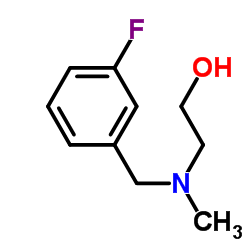 N-(3-fluorobenzyl)-N-methylethanolamine结构式