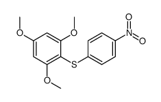 1,3,5-trimethoxy-2-(4-nitrophenyl)sulfanylbenzene结构式