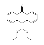 10-(Diethoxymethyl)-9-anthrone Structure