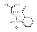 2-[(2-amino-2-oxoethyl)sulfamoyl]benzoic acid Structure