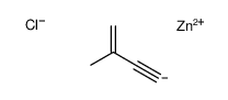 chlorozinc(1+),2-methylbut-1-en-3-yne结构式