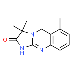 Imidazo[2,1-b]quinazolin-2(3H)-one, 1,5-dihydro-3,3,6-trimethyl- (9CI)结构式
