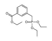 ethyl 3-(diethoxyphosphorylmethyl)benzoate结构式