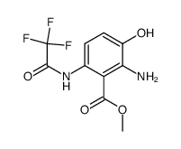 methyl 5-trifluoroacetamido-4-benzoxazolecarboxylate Structure