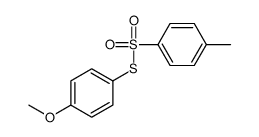 1-(4-methoxyphenyl)sulfanylsulfonyl-4-methylbenzene结构式