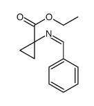 ethyl 1-(benzylideneamino)cyclopropane-1-carboxylate Structure