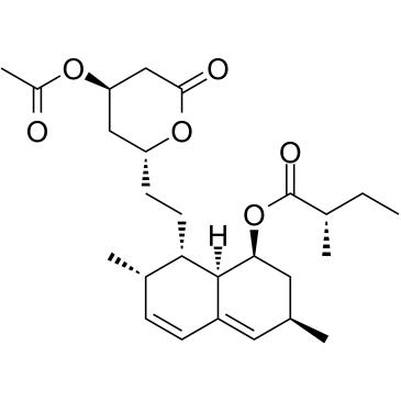 Acetyllovastatin Structure