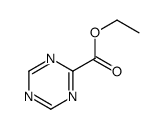 1,3,5-Triazine-2-carboxylicacid,ethylester(9CI)结构式