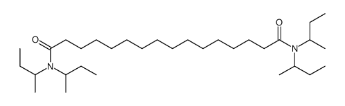 N,N,N',N'-tetra(butan-2-yl)hexadecanediamide Structure