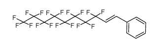 (E)-(3,3,4,4,5,5,6,6,7,7,8,8,9,9,10,10,10-heptadecafluorodecen-1-yl)benzene结构式