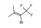 3-bromo-2-methyl-4,4,4-trifluoro-2-butene Structure