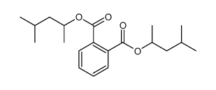 1,2-Benzenedicarboxylic acid, 1,2-bis(1,3-dimethylbutyl) ester结构式