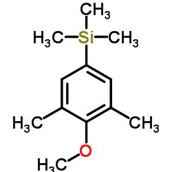 1-(TRIMETHYLSILYL)-3,5-DIMETHYL-4-METHOXYBENZENE Structure